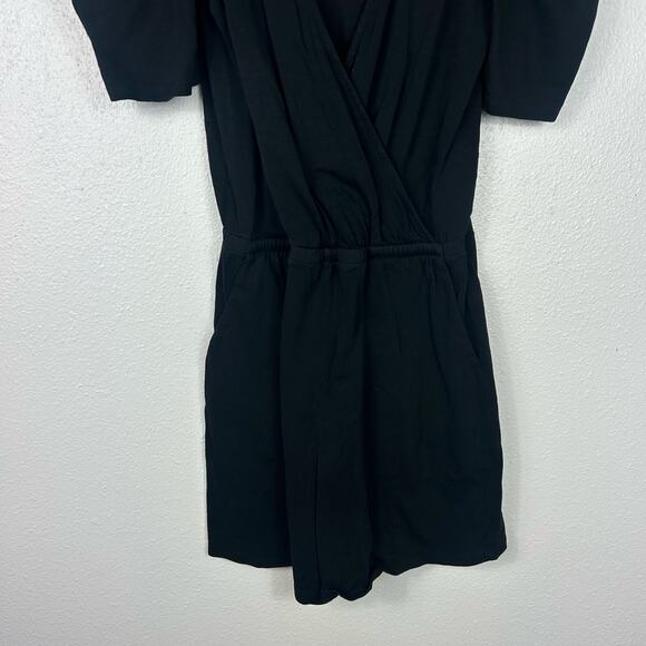 Nation LTD Lennox Wrap Romper Black Sz Small - Picture 6 of 9